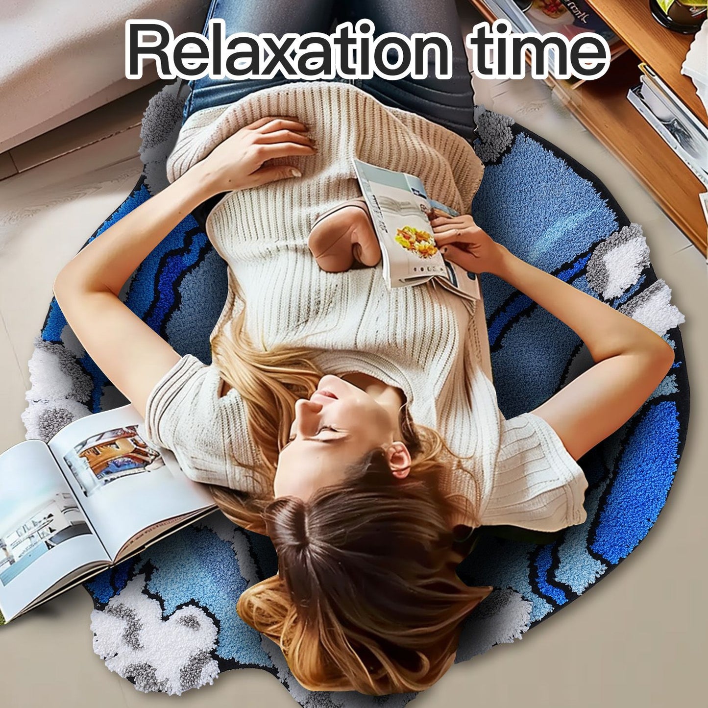 3D Colorful Cartoon Rugs, Colorful Flower Floor Mats, Cute and Beautiful Bedroom Rugs, Super Soft Bedroom Area Rugs, Non-Slip Quick Drying Long Bath Mats, Bathroom Kitchen Long Runner Mats