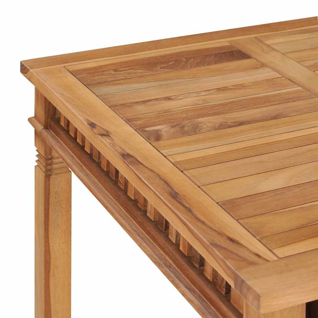 Dining Table Teak Fine sanded teak hardwood with a water-based finish