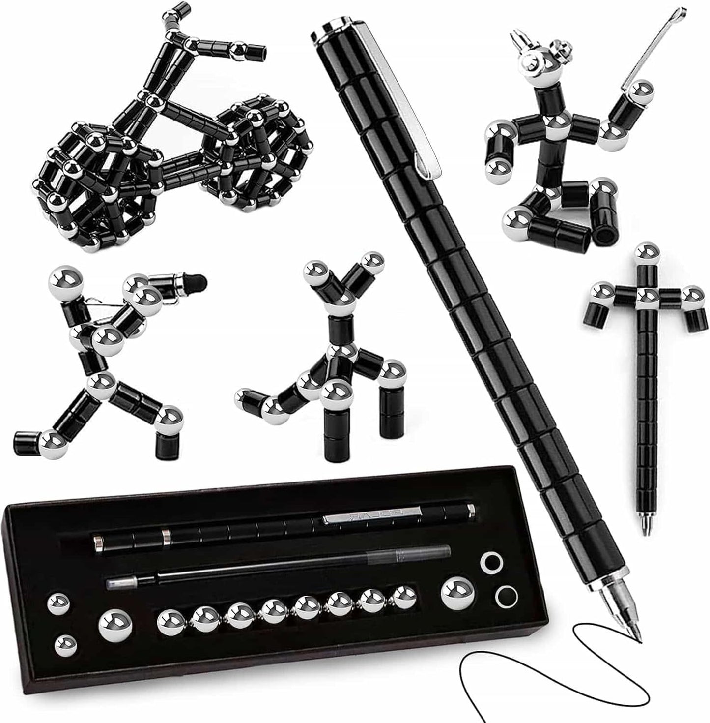 Fidget Pens Birthday Gifts For Men - Novelty Christmas Stocking Stuffers For Teen Boys, Unique Birthday Gifts For Young Men Women Him Her Teenage Boys Girls, Cool Gadget Stress Relief Toys For Adults