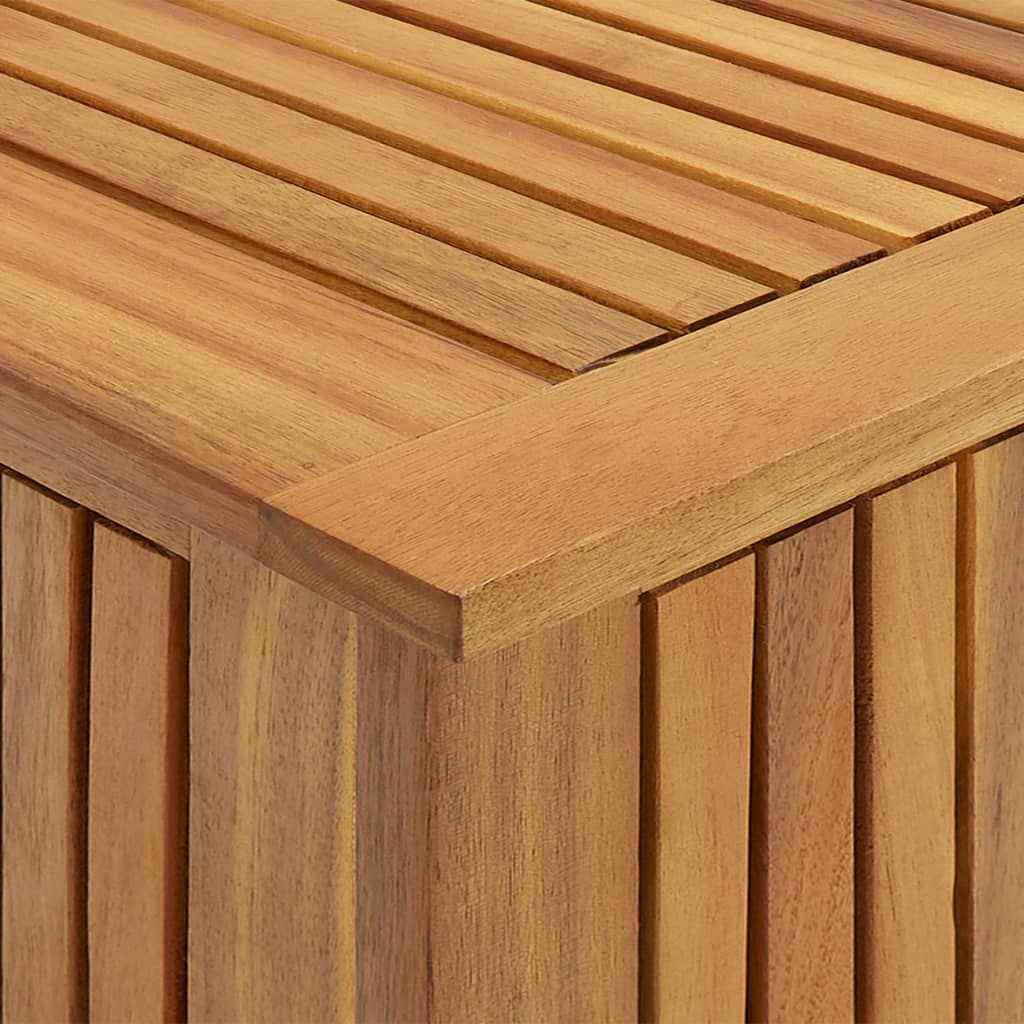 Garden Storage Box 23.6"x19.7"x22.8" Solid Wood Acacia