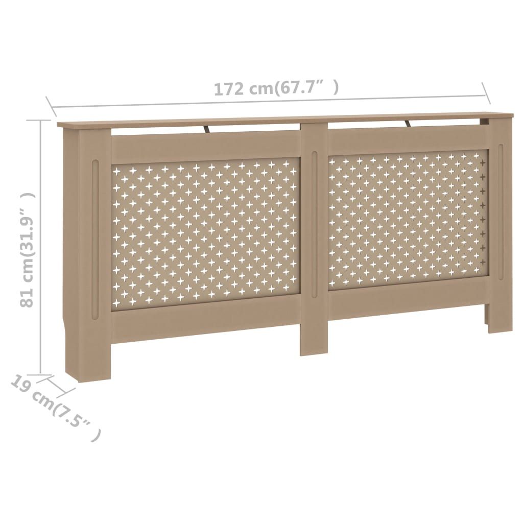 Radiator Cover 67.7"x7.5"x32.1" MDF