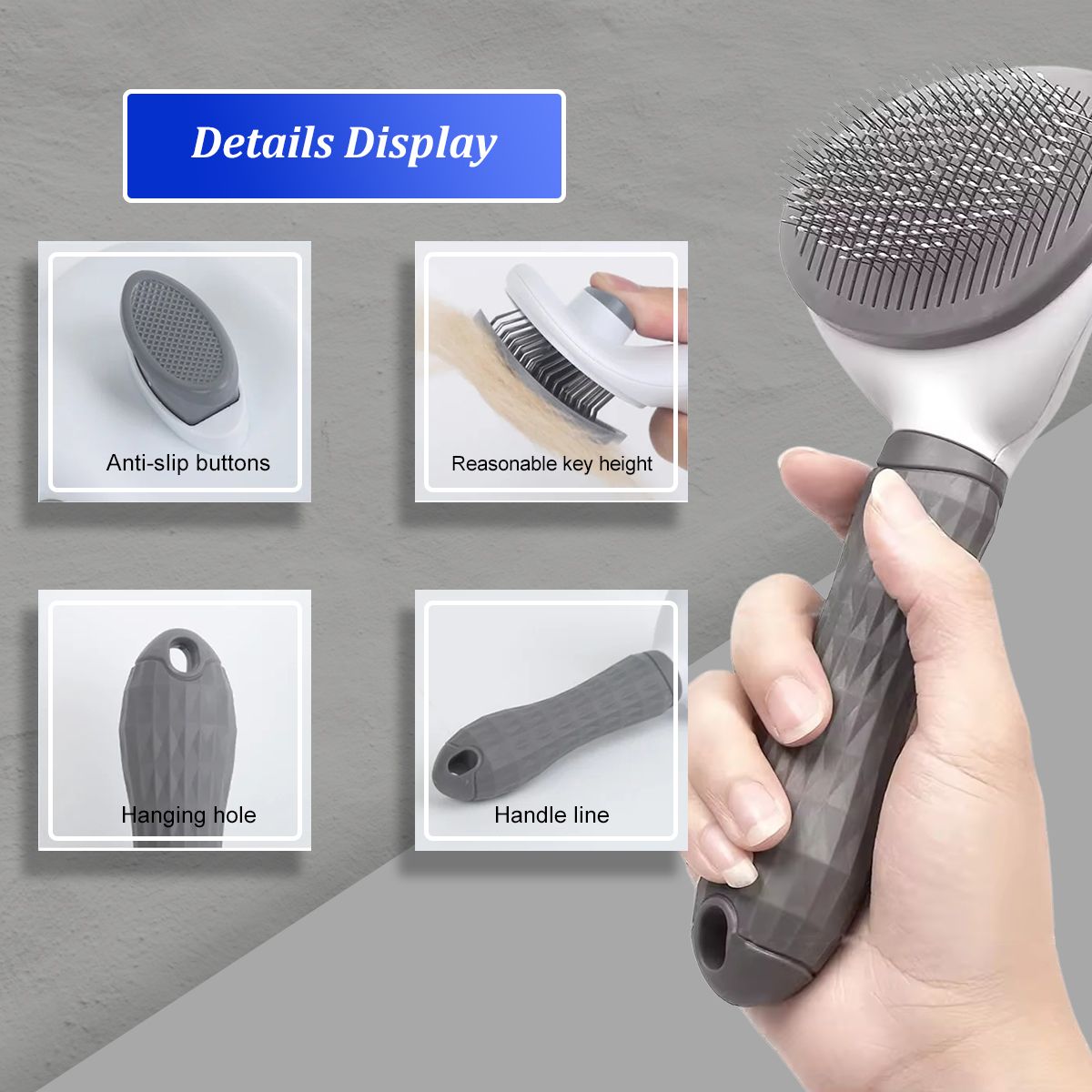 Remarkable Goodz Pet Massage Grooming Brush