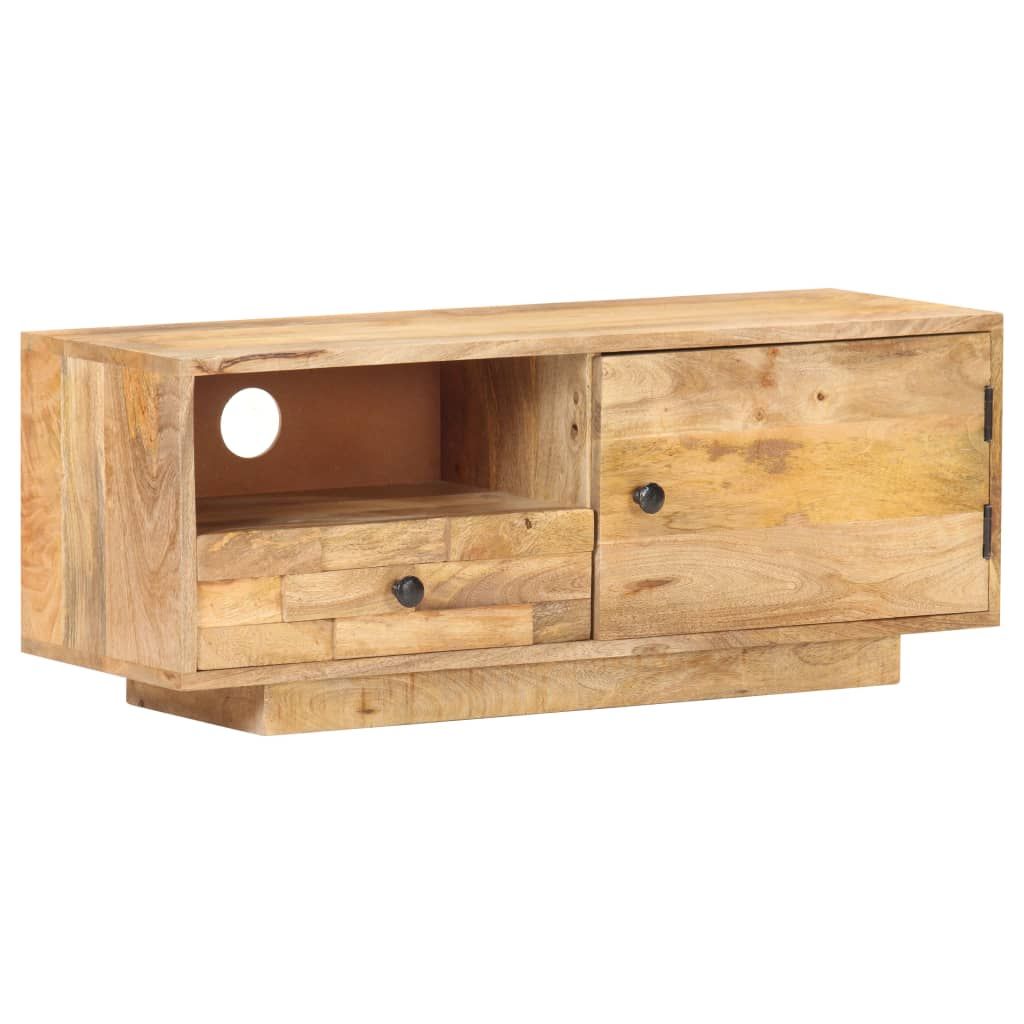 TV Cabinet Natural mango wood Solid mango wood Medium TV Cabinet