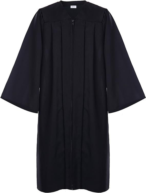 Unisex Adult Matte Graduation Cap and Gown Tassel Set