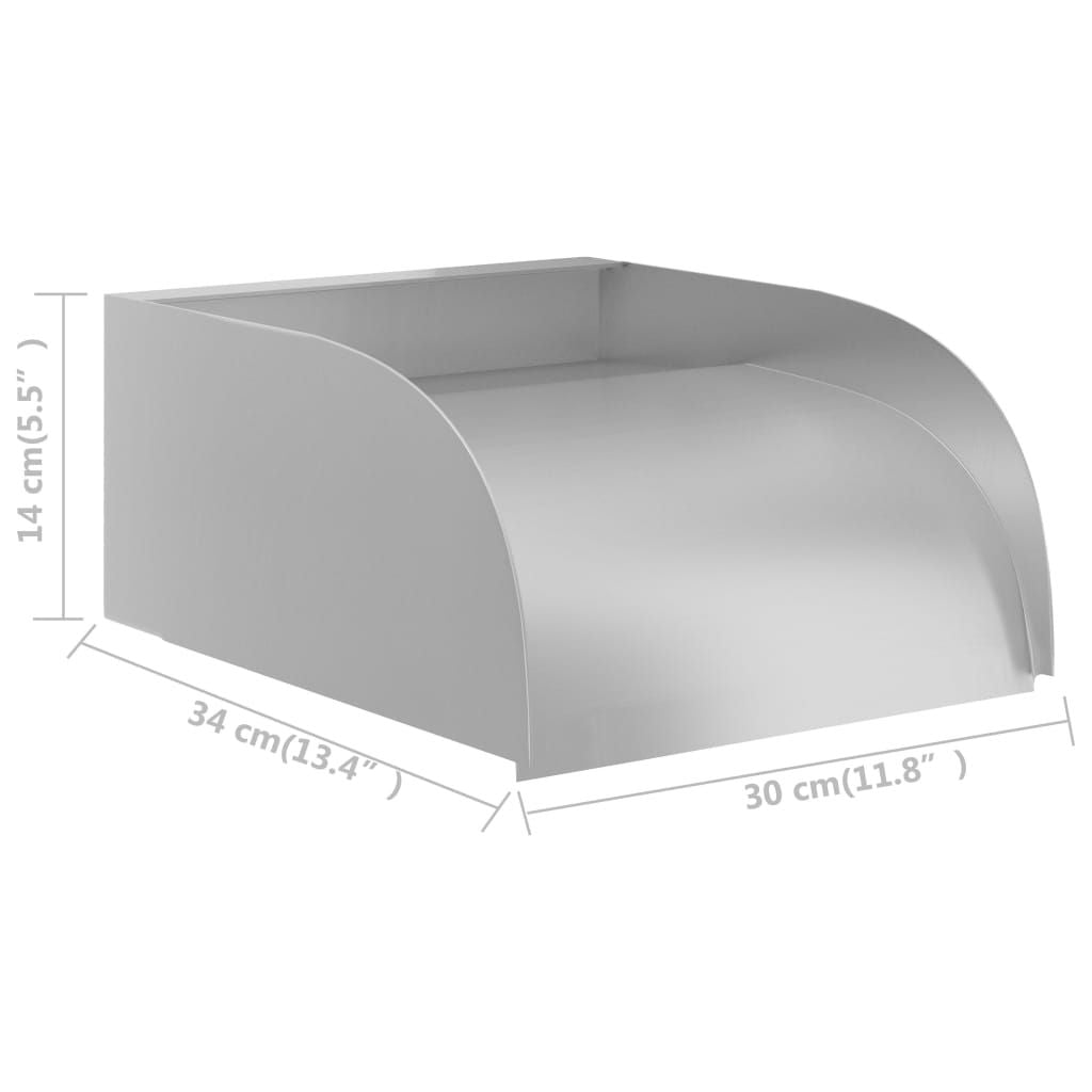 Waterfall Silver Stainless steel 304 Medium Durable Waterfall