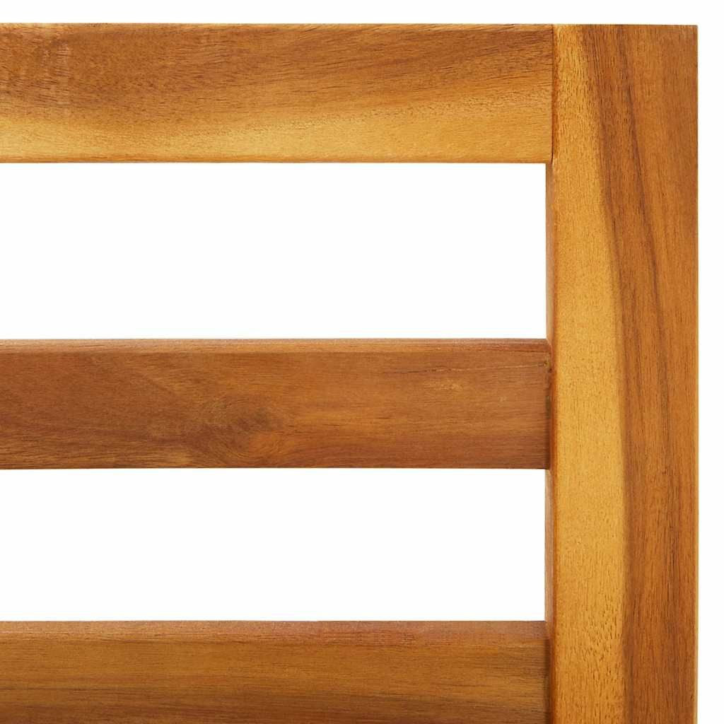 Wooden Chair Natural Wood Solid Acacia Wood Durable Armchair