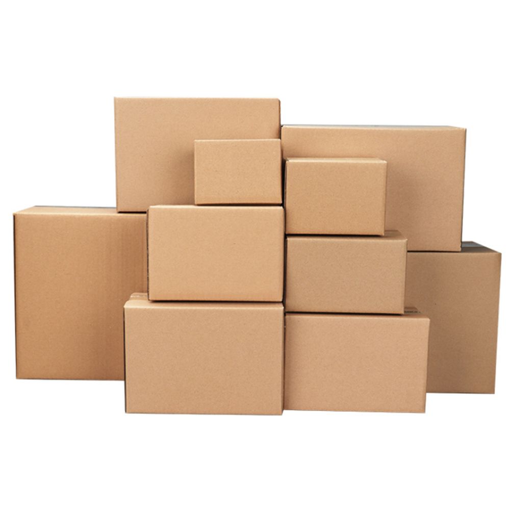 100 Corrugated Paper Boxes 6x4x4"(15.2*10*10cm)Yellow