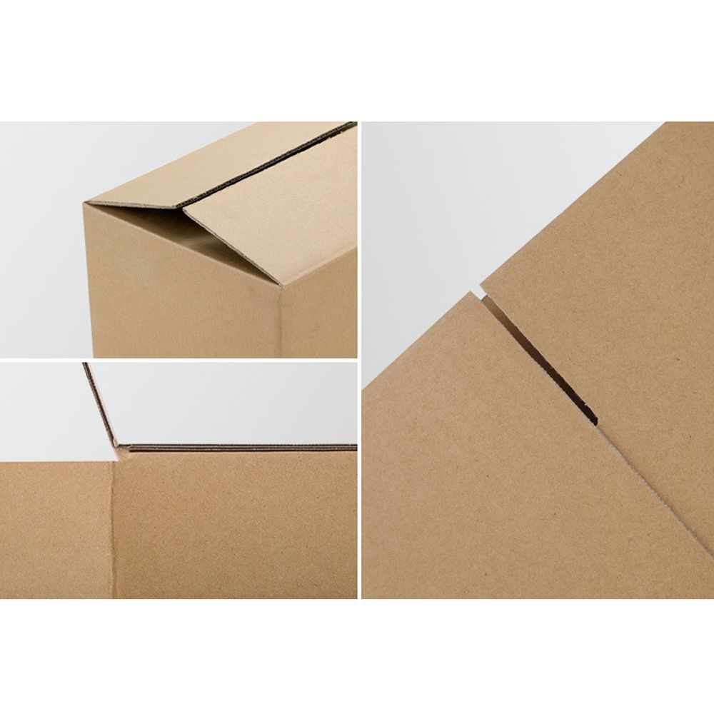 100 Corrugated Paper Boxes 6x4x4"(15.2*10*10cm)Yellow