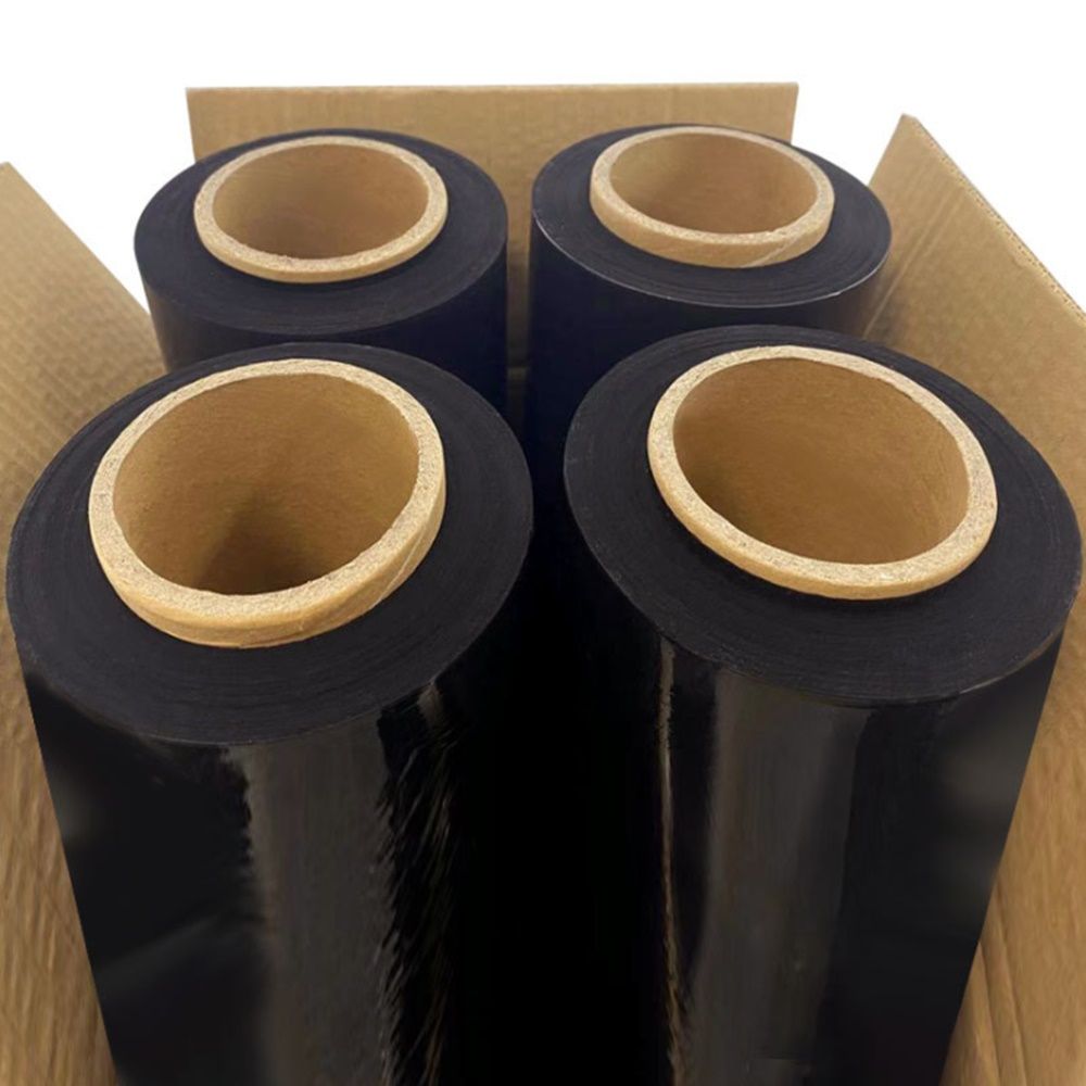 18" x 1000' 80 Gauge 4 Rolls Pallet Wrap Stretch Film Hand Shrink Wrap 1000FT