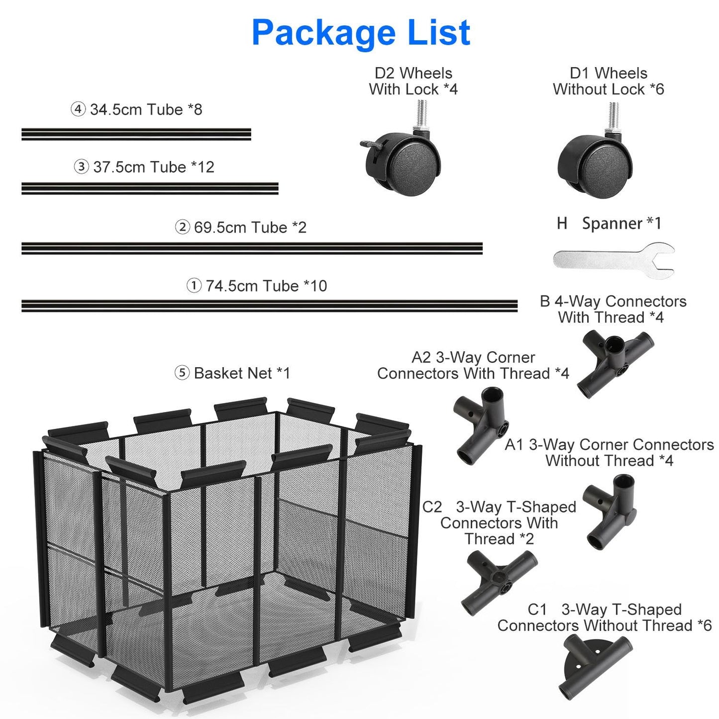 210 Gallon Pool Storage Bin Swimming Pool Noodles Holder 48.4x30.1x33.3in Float Organizer Rolling Mesh Storage Basket with Lockable Wheels