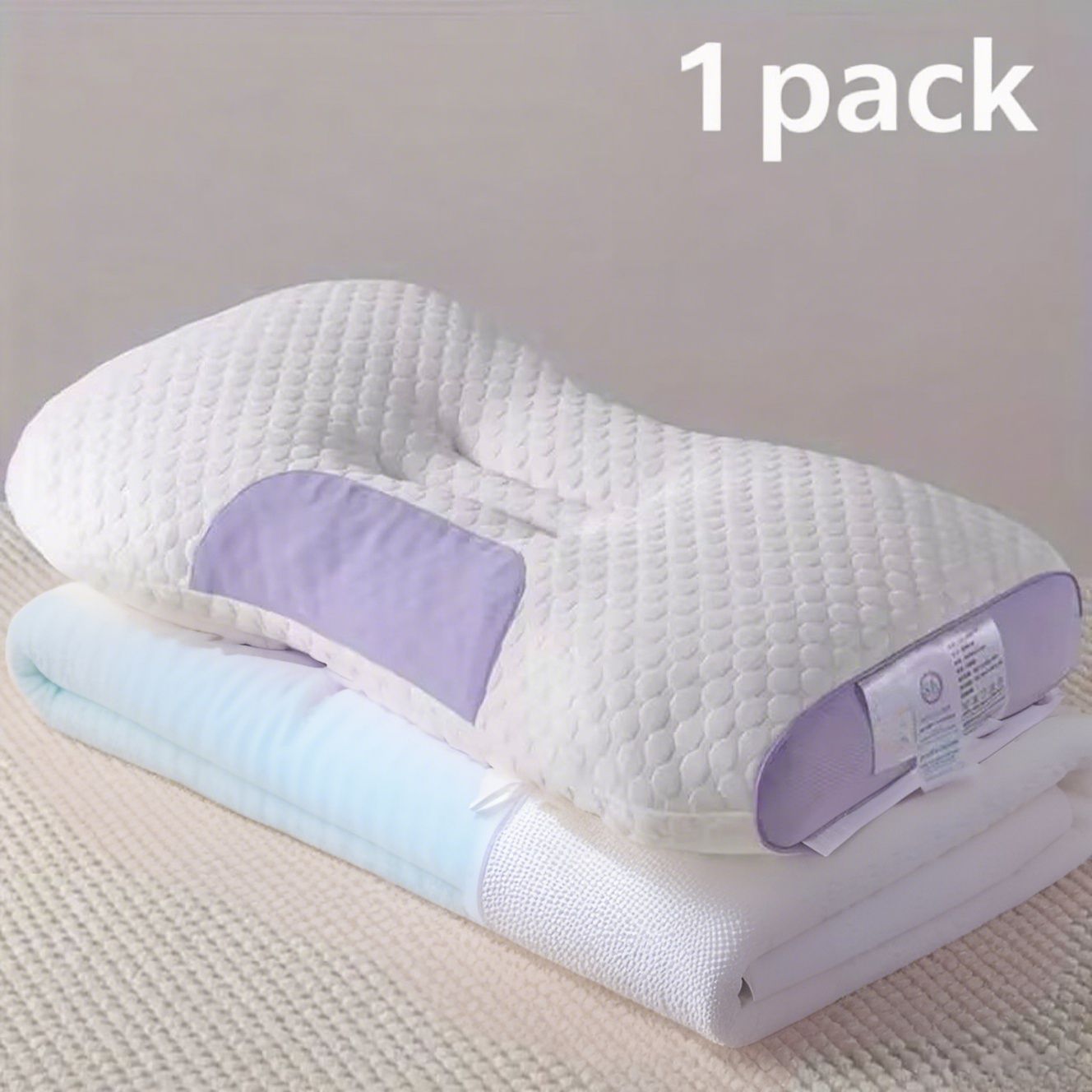 3D Knitted Cotton Massage Pillow(1pack)