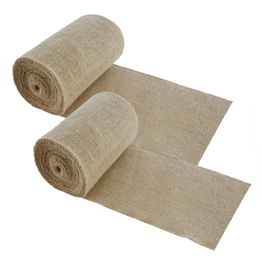 4 rolls 7.8inch*9.8ft Jute Tree Trunk Wrap, Plant and Tree Protection Rope, Biodegradable Gardening Material, Protects Against Wind and Sun, Suitable for Fruit Trees