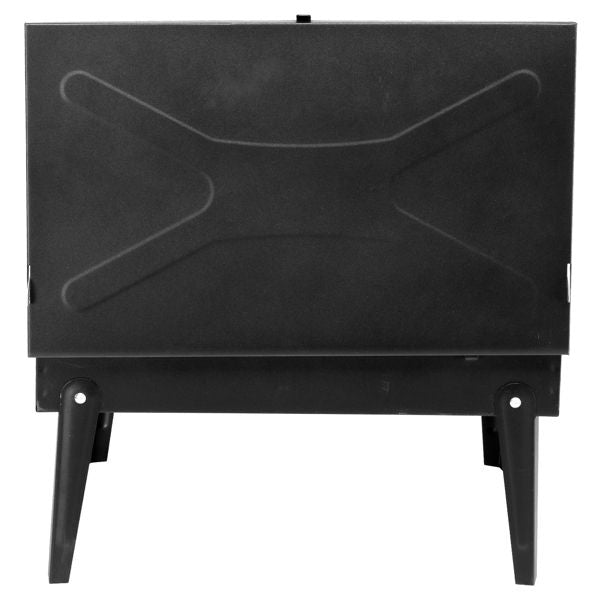 44*27*7cm Portable Square Charcoal Grill Black