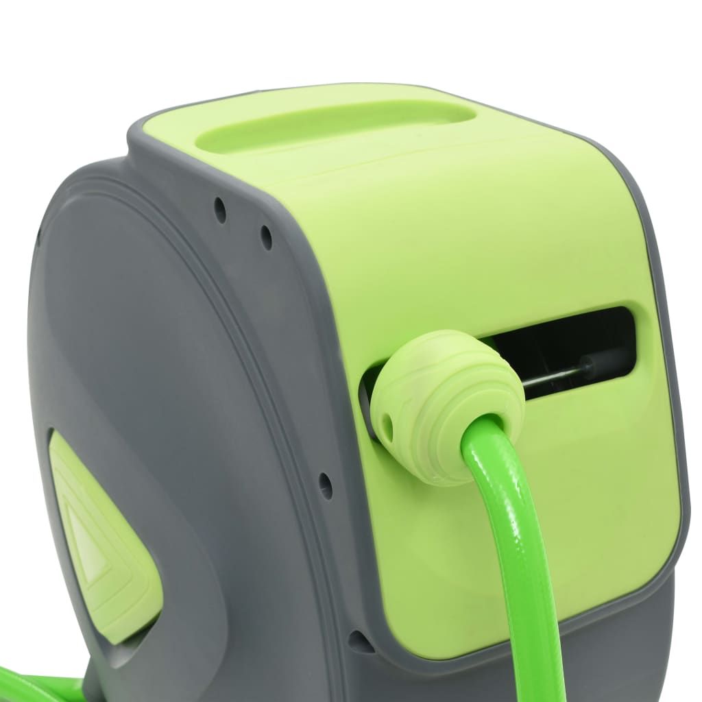 Automatic Retractable Water Hose Reel Wall Mounted 65.6'+6.6'