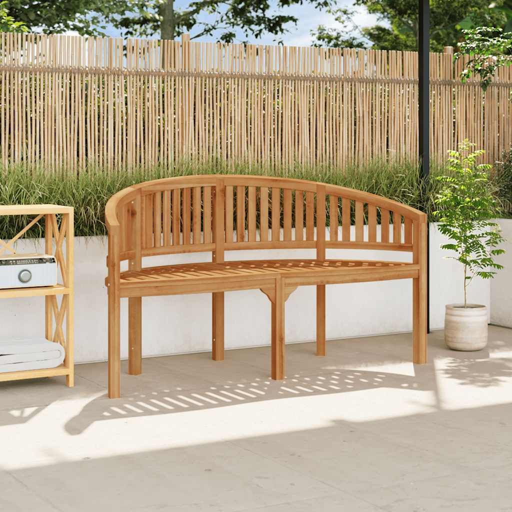 Banana Bench 59.4" Solid Teak Wood