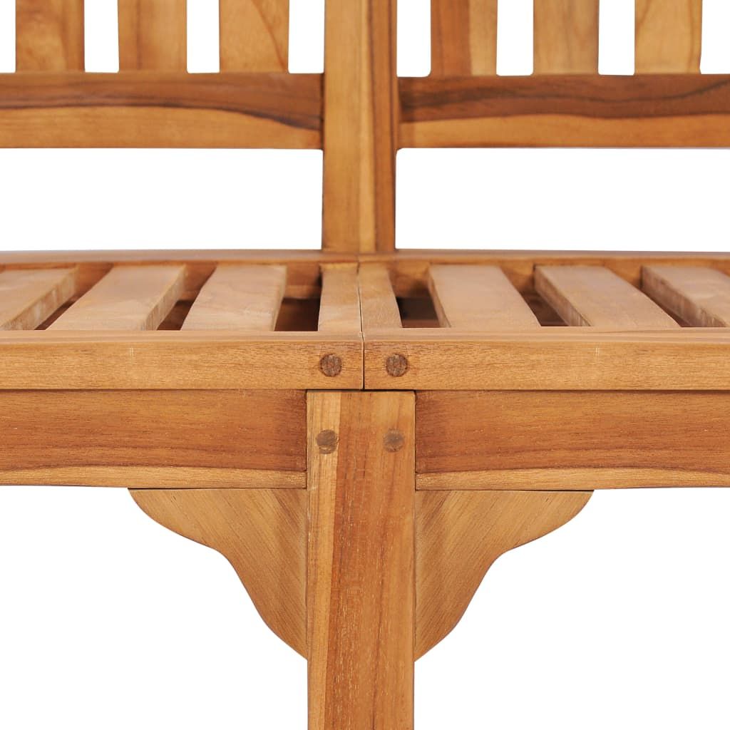 Banana Bench 59.4" Solid Teak Wood