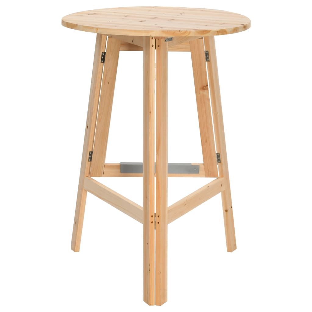 Bar Table Natural wood Fir Wood