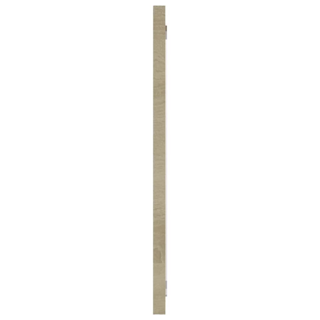 Bathroom Mirror Sonoma Oak 39.4"x0.6"x14.6" Engineered Wood