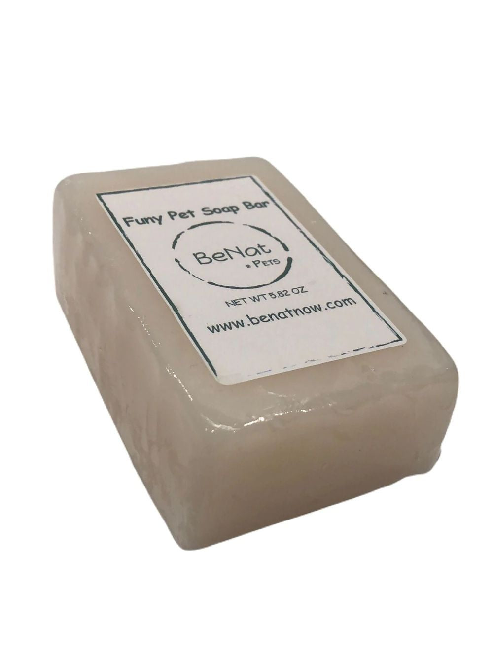 BeNat All-Natural Furry Pet Soap Bar | Organic Lavender, Coconut & Citronella Flea Prevention Dog Shampoo | Calming & Soothing Cleansing Bar for Sensitive Skin & Coat