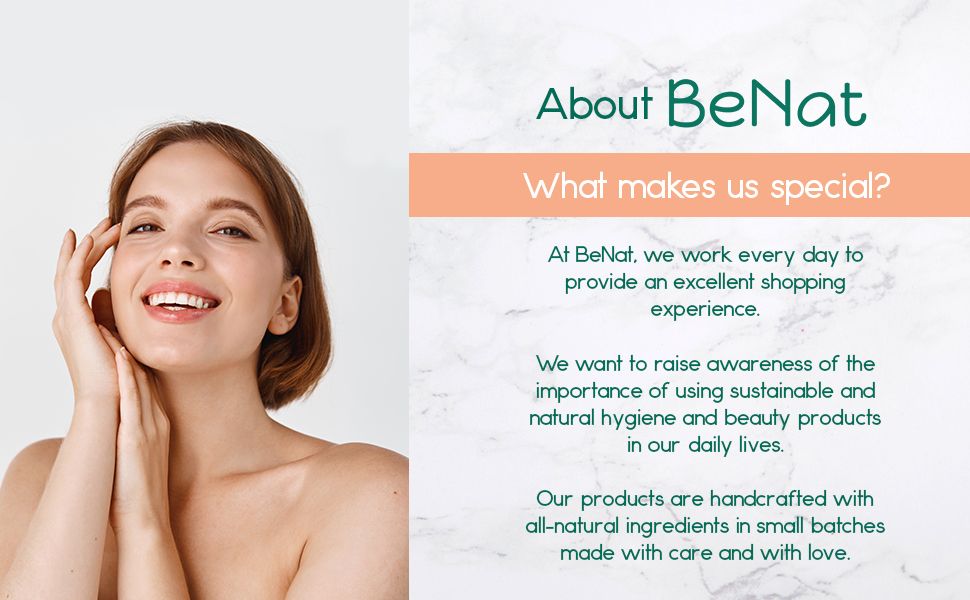 BeNat Skincare Accessories Bundle (6 Pcs) - Premium Ice Roller for Face & Eye, Body Massager, Jade Facial Roller, Raw Silk Exfoliating Glove, and Volcanic Stone Oil-Absorbing Roller Home Spa Gift Set