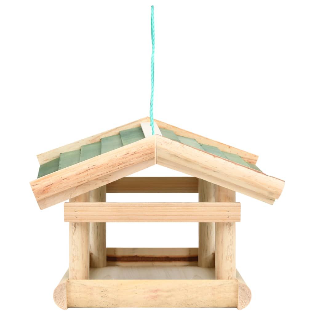 Bird Feeder Solid Wood 13.8"x11.6"x8.3