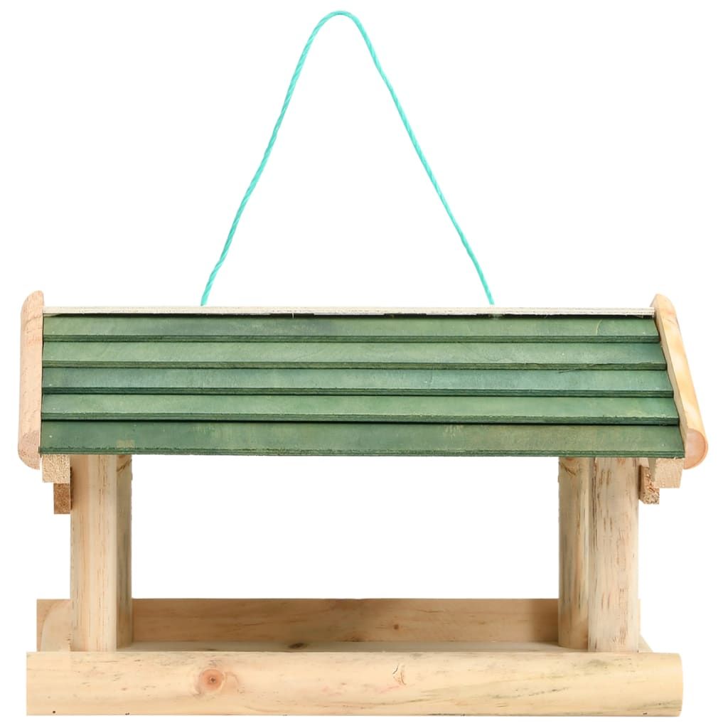 Bird Feeder Solid Wood 13.8"x11.6"x8.3
