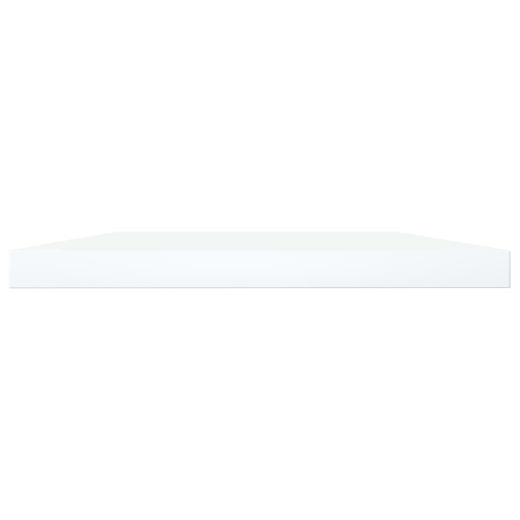 Bookshelf Board Set of 8 White Engineered wood 15.7x7.9x0.6 in