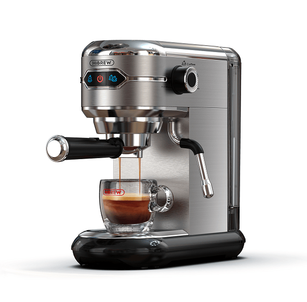 capsule + coffee powder + milk foam 3-in-1 semi-automatic coffee machine 19Bar extraction mocha Nestle espresso 1 cup / 2 cup, electronic button powder hammer 51mm touch sensing 1450W steam