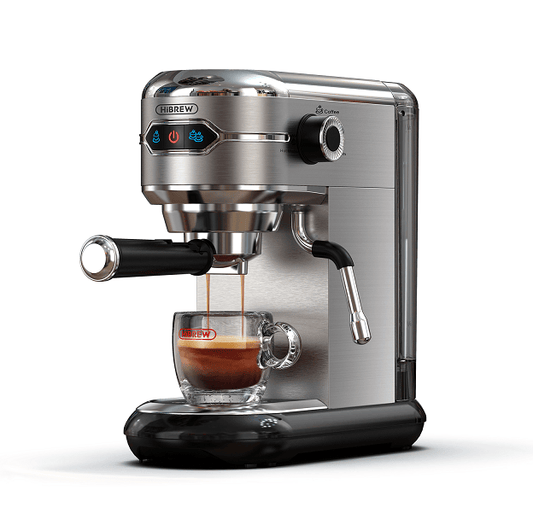 capsule + coffee powder + milk foam 3-in-1 semi-automatic coffee machine 19Bar extraction mocha Nestle espresso 1 cup / 2 cup, electronic button powder hammer 51mm touch sensing 1450W steam