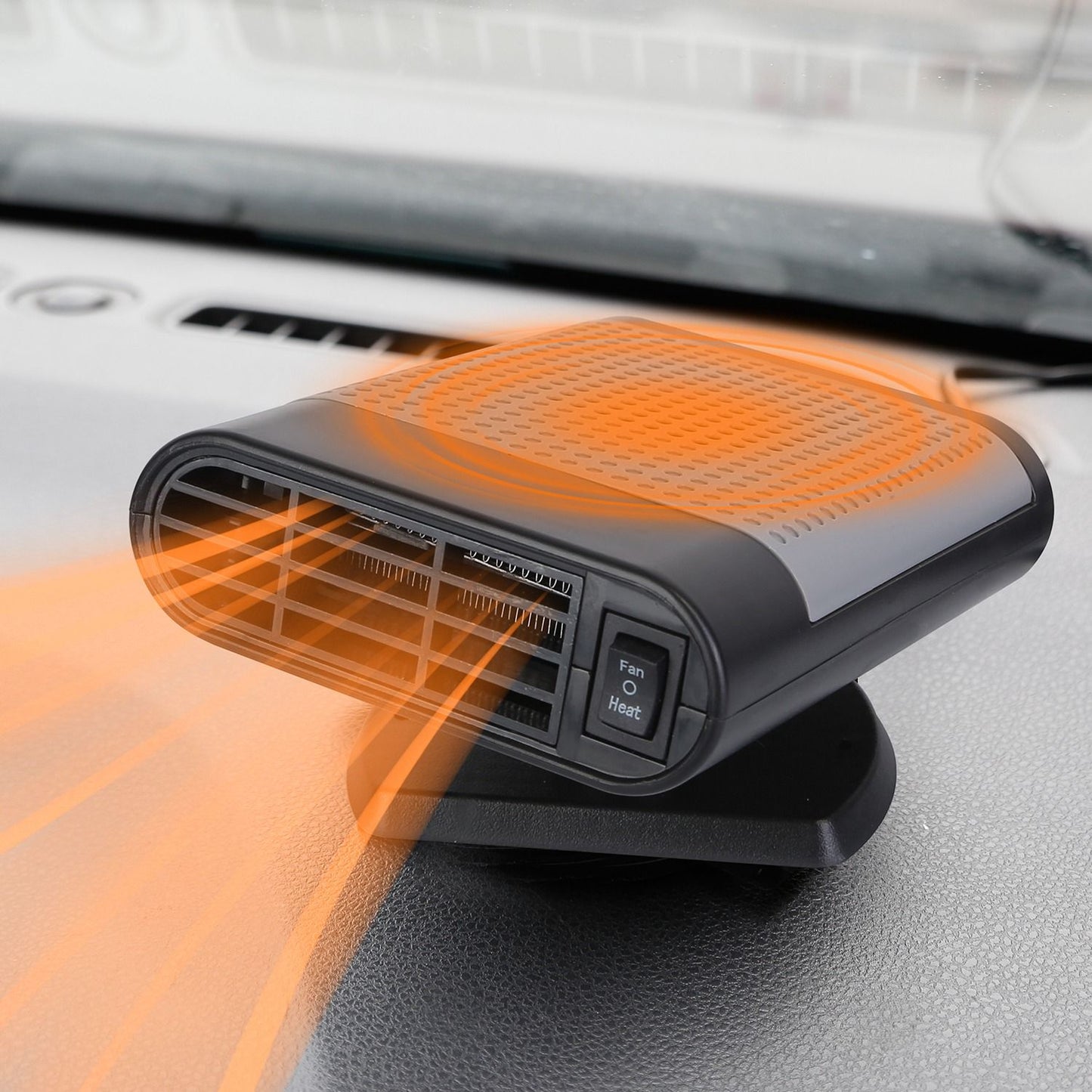 Car Truck Heater Fan - 200W Fast Heating, 360° Adjustable Angle, 24V, Defog Defrost for Travel Camping Transportation
