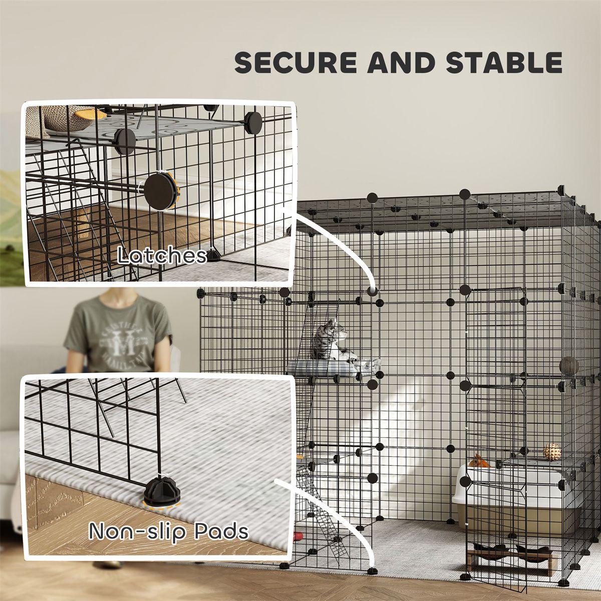 Cat Play Tunnel/Cat Cage ( Amazon Shipping)(Prohibited by WalMart)