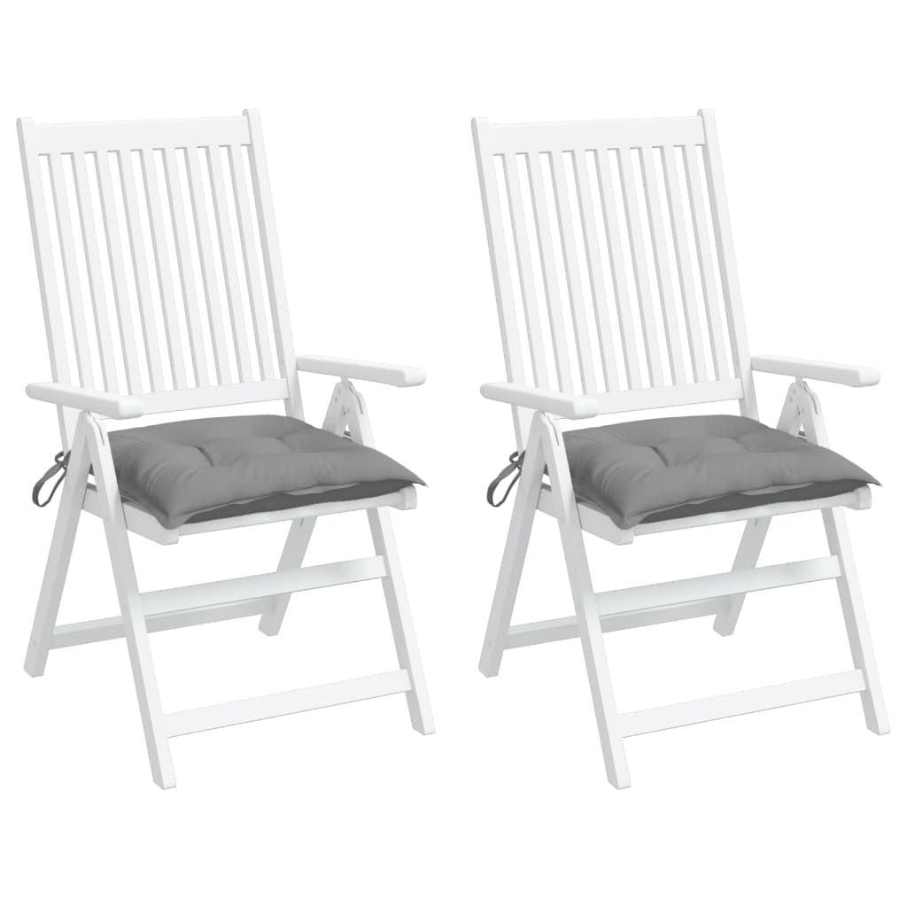 Chair Cushion Set of 2 Grey