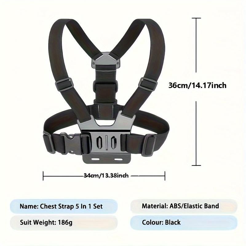 Chest Strap Cell Phone Holder,  Adjustable Cell Phone Chest Strap Holder, Outdoor Riding Chest Strap Holder, First View Shooting Accessory For Skiing, Riding, Boating, Hunting, Sports