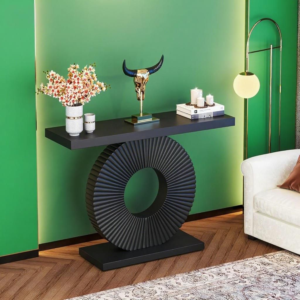 Console Table  Wood Entryway Table  Sofa Table