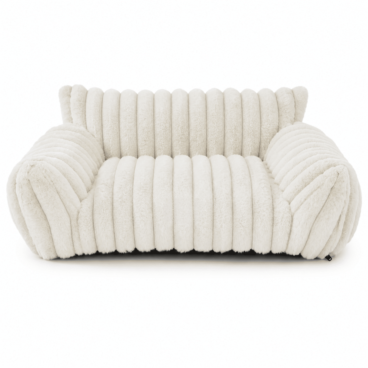 Cute Cat Couch for Pets - Fluffy Cat beds with Premium Soft Corduroy Fleece, Fuzzy Cats beds for Indoor Cats with Removable Washable Cover, Supportive Pet Sofa