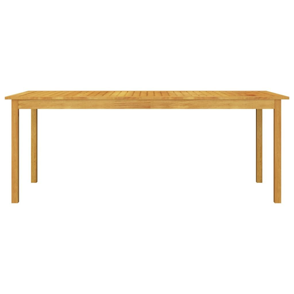 Dining Set Grey Solid Acacia wood Large Adjustable Armrests