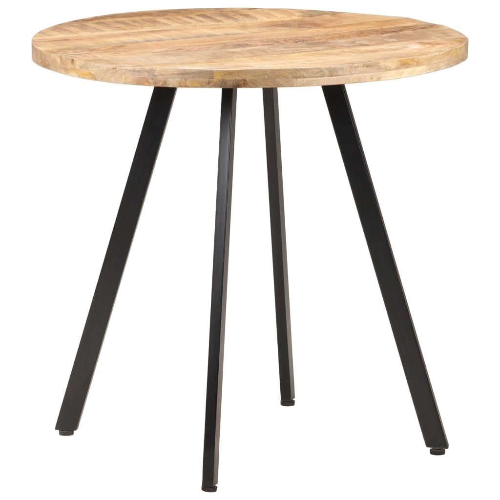 Dining Table Natural Mango Wood Rough Mango Wood Medium Durable