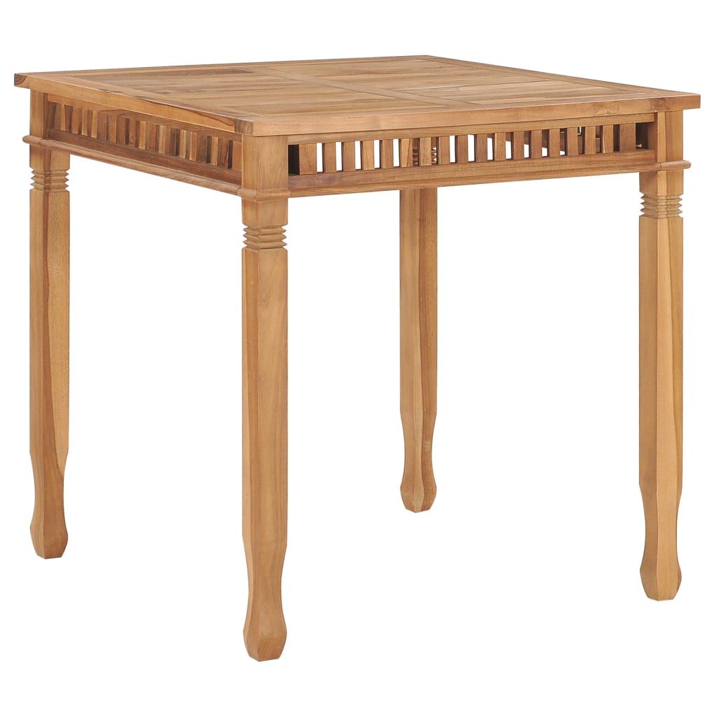 Dining Table Teak Fine sanded teak hardwood with a water-based finish