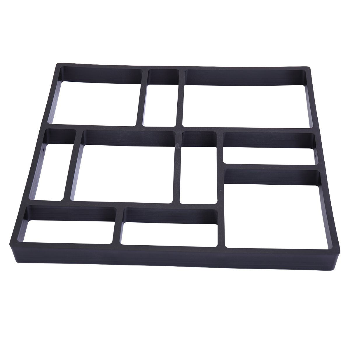 DIY Stone Mold Paving Pavement Mould Stepping Stone Paver for Garden Yard Patio Lawn,Reusable Concrete Path Maker Molds - Square XH