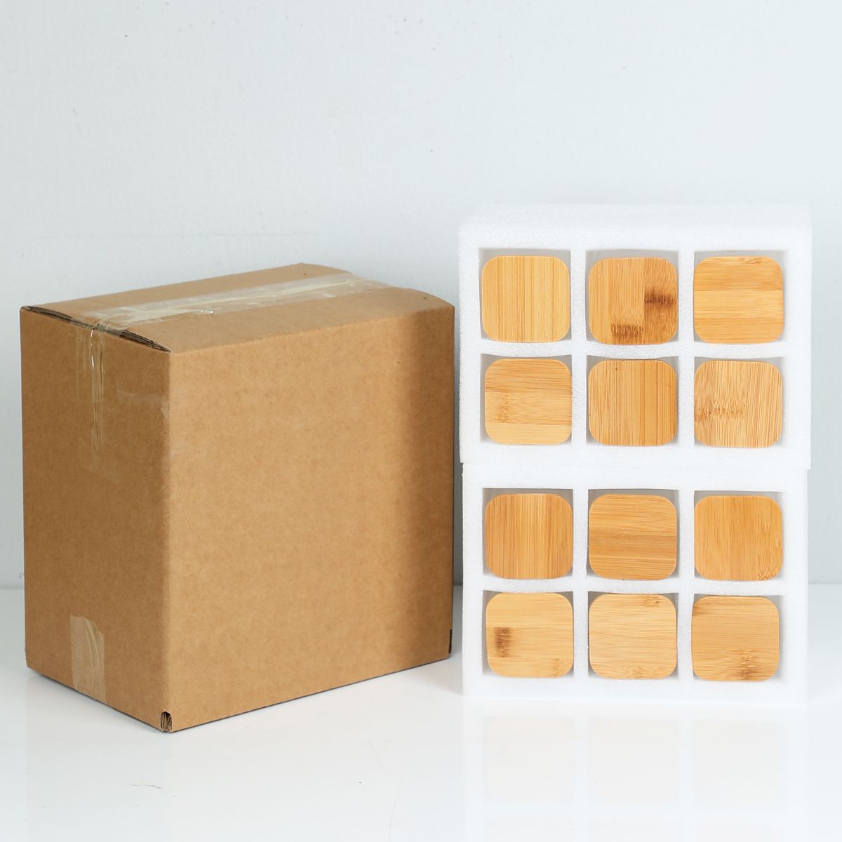Empty Spice Jars with Label Pack (12x Bamboo Lid Glass Jar). Small 8oz Spice Storage Bottles with 72 Printed Spice Stickers and 20 Writable Pantry Labels for Seasoning Containers