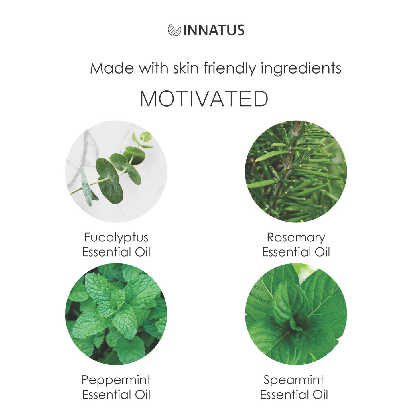 Essential Oil Aromatherapy Motivated Mist – 4oz Energizing Spray for Home, Office, & Car – Natural, Alcohol-Free Essential Oil Blend for Refreshment & Focus