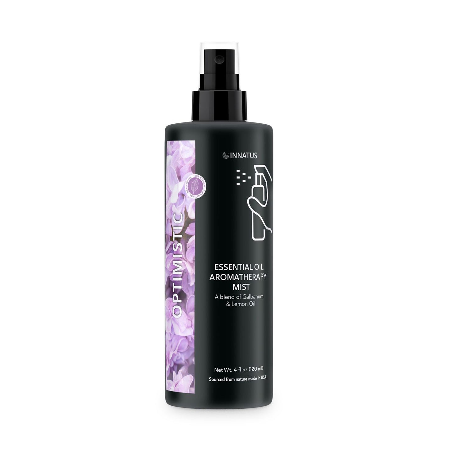 Essential Oil Aromatherapy Optimistic Mist – 4oz Uplifting Spray for Home, Office, & Car – Natural, Alcohol-Free Essential Oil Blend for Positivity & Refreshment