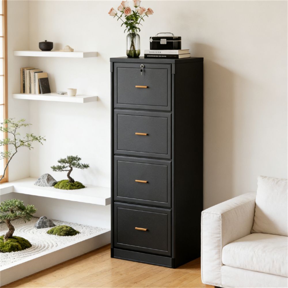 File cabinet, vertical file cabinet with storage space, storage cabinet