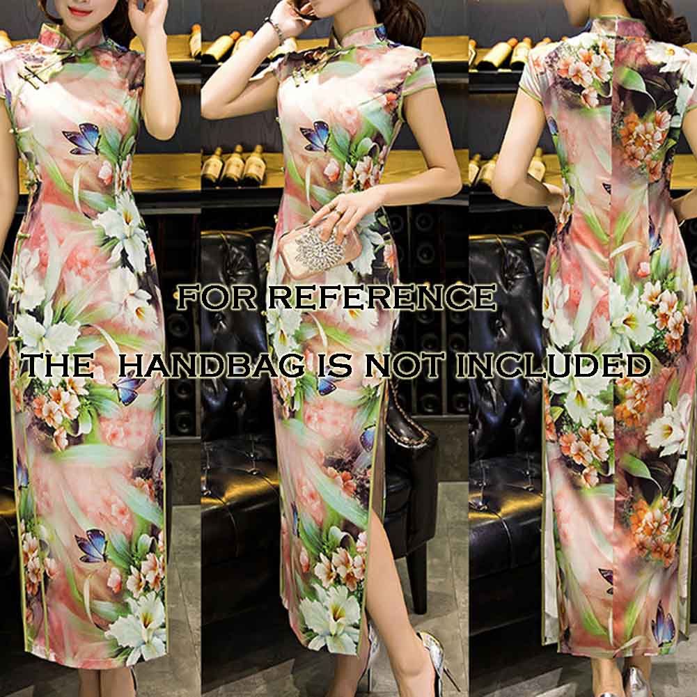 Flora Chinese Style Cheongsam Dress Party Dress Qipao Modern Cheongsam Cocktail
