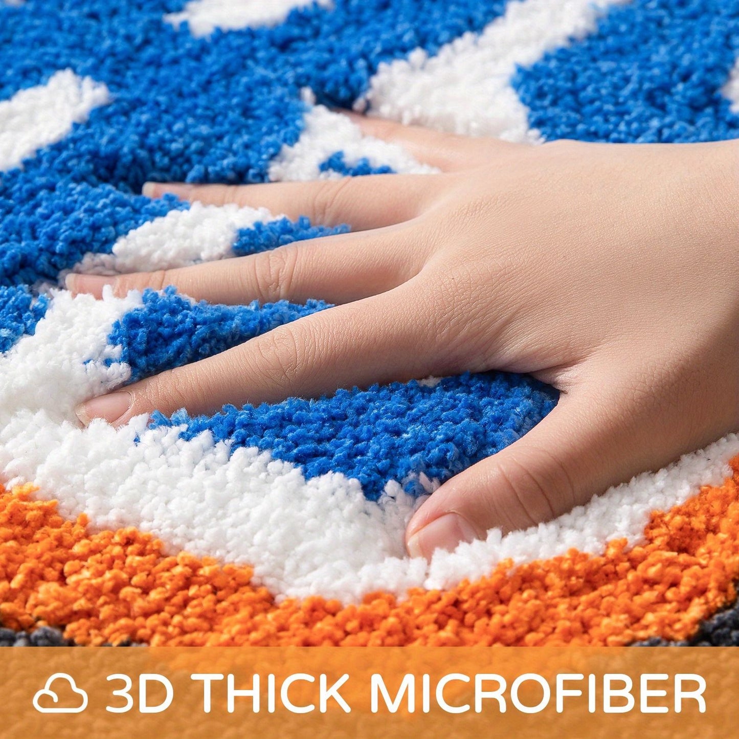 Florida Gators Spirit Plush Rug - Non-Slip Cute Mascot Floor Mat, Soft Washable Dorm Decor for Bedside & Living Room, Durable Polyester Team Pride Gift