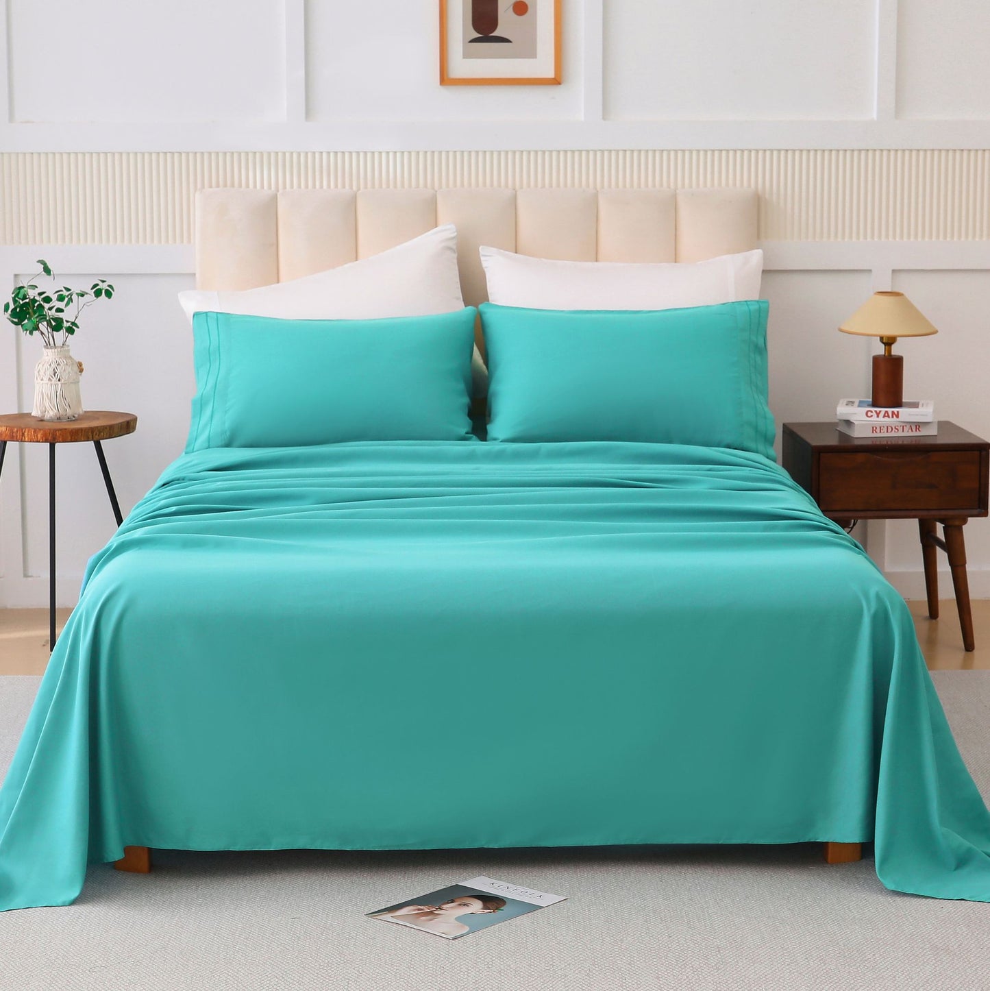 four-piece bed set, Q