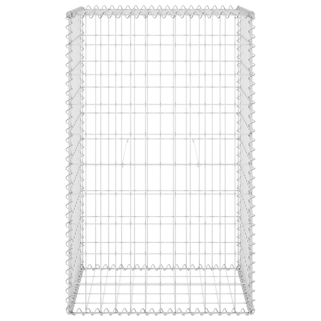 Gabion Wall with Covers Galvanized Steel 23.6"x19.7"x39.4"