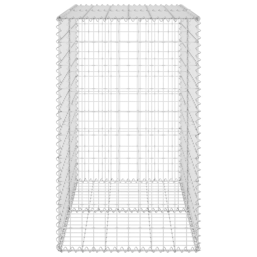 Gabion Wall with Covers Galvanized Steel 39.4"x23.6"x39.4"