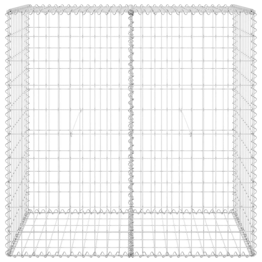 Gabion Wall with Covers Galvanized Steel 39.4"x23.6"x39.4"