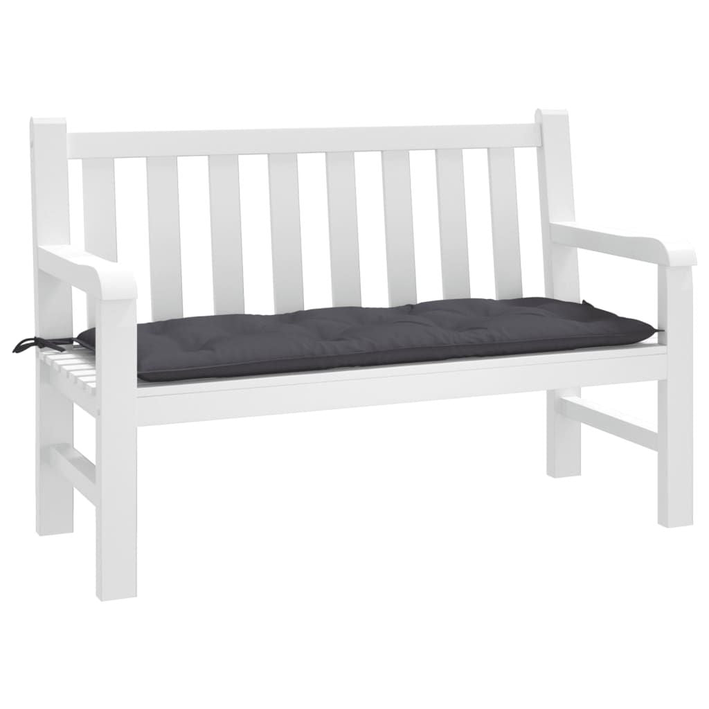 Garden Bench Cushion Anthracite 47.2"x19.7"x2.8" Oxford Fabric